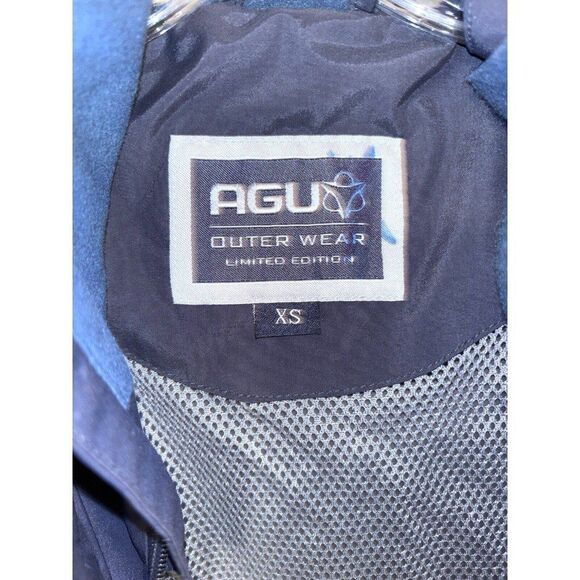 Agu Limited Edition Outerwear Convertible Raincoat Blue XS - Picture 2 of 12